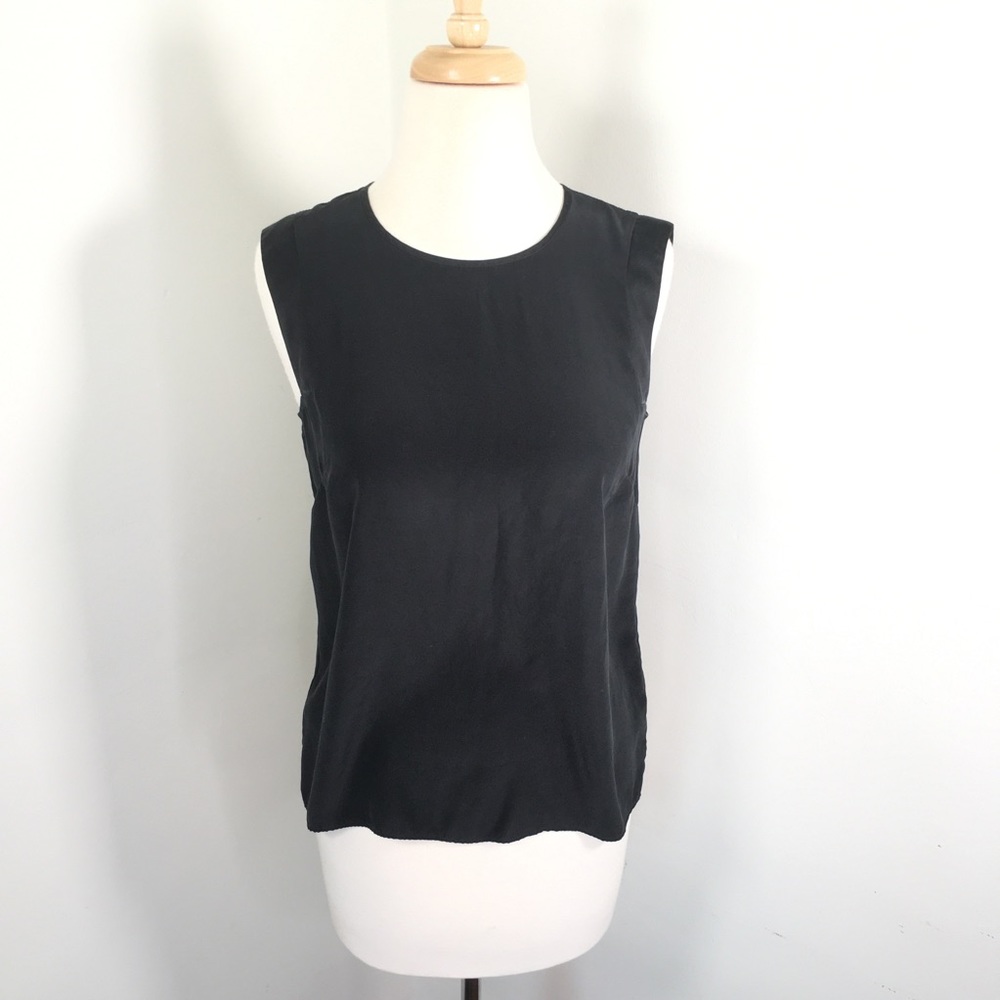 Lafayette 148 4 silk sleeveless back zip